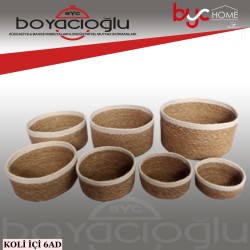 PNL-PH40 ÖRGÜ HASIR SEPET 7PRÇ