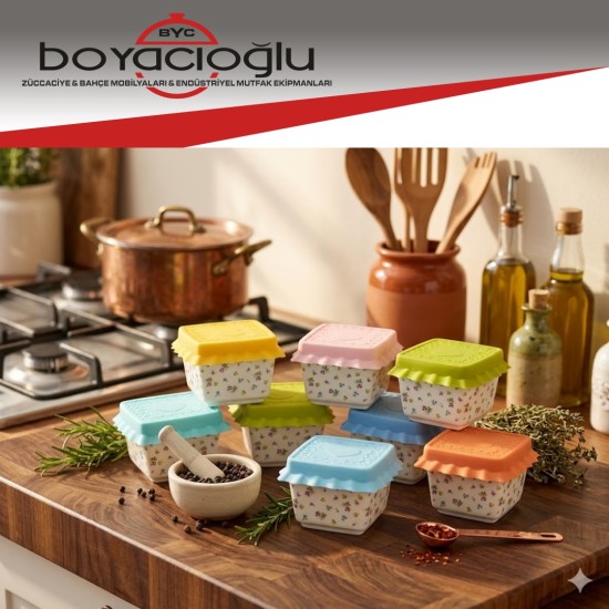 ACAR POR-07097 SİLİKON KAPAKLI BAHARAT KAVANOZ