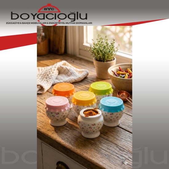 ACAR POR-07098 SİLİKON KAPAKLI BAHARAT KAVANOZU