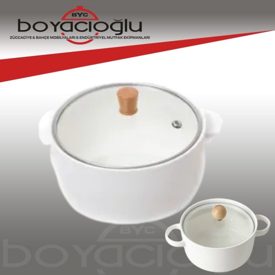 PAÇİ POR-100812 PORSALEN MİNİ TENCERE 14CM PAÇİ POR-100812 PORSALEN MİNİ TENCERE 14CM