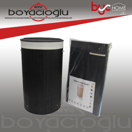 SEVER BAMBU KATLANIR KİRLİ ÇAMAŞIR SEPETİ