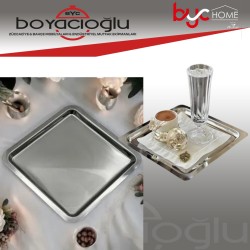 BYC PASLANMAZ SUNUM TABAK KARE