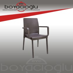 RAINBOW NAPOLİ RATTAN KOLTUK-KAHVE