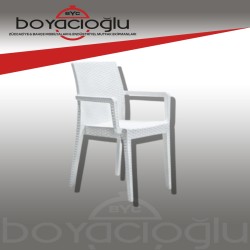 RAINBOW SIENA RATTAN KOLTUK - BEYAZ