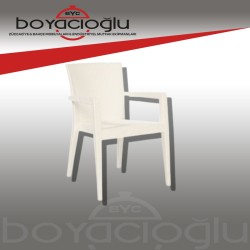 RAINBOW MONTANA RATTAN KOLTUK - BEYAZ