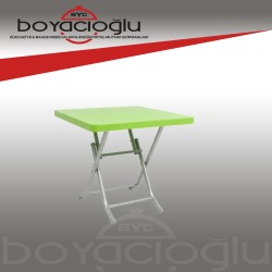 DELTA PRESTIJ 80X80 KATLANIR AYAK MASA - E.YEŞİL