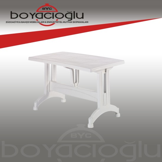 DELTA 70X120 PLASTİK MASA - BEYAZ DELTA 70X120 PLASTİK MASA - BEYAZ