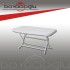 DELTA 90X150 KATLANIR METAL AYAK MASA - BEYAZ