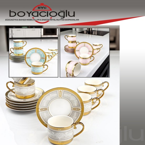 RSY-250 LÜX 6LI KAHVE FİNCAN TK
