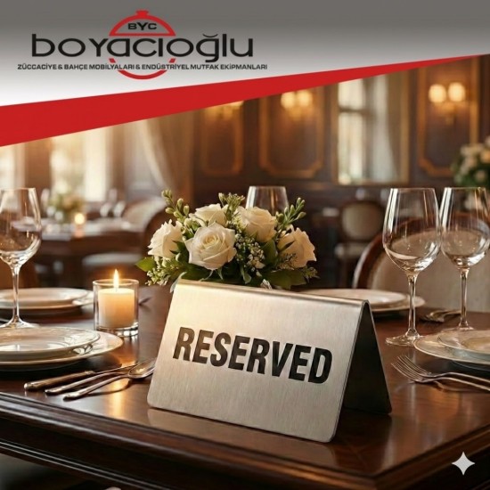 EPİNOX RZR-10 PASLANMAZ REZERVE YAZISI 10X6