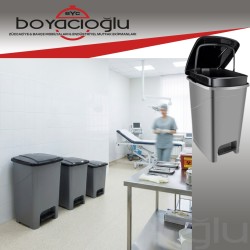 SARAL S-3029 SLİM PEDALLI ÇÖP KOVALI 25LT