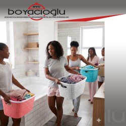 SARAL S-7050 RATTAN KÖŞELİ ÇAMAŞIR SELE