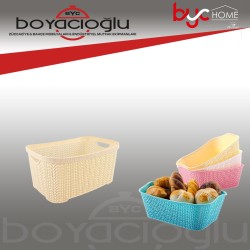 SARAL S-8006 ÖRGÜ SEPET -EKMEKLİK 6LT