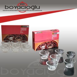KAVEH SA7111GCL SADAF MİNİ CAM 6LI KASE