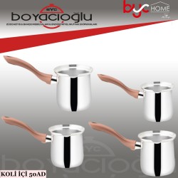 ŞAHSET ÇELİK CEZVE NO:4 410cc