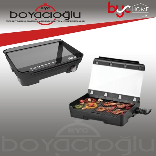 SİNBO SBG-7118 CAM KPKLI ELEKTRİKLİ IZGARA SİNBO SBG-7118 CAM KPKLI ELEKTRİKLİ IZGARA