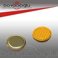 63MM METAL KAPAK GOLD 1100