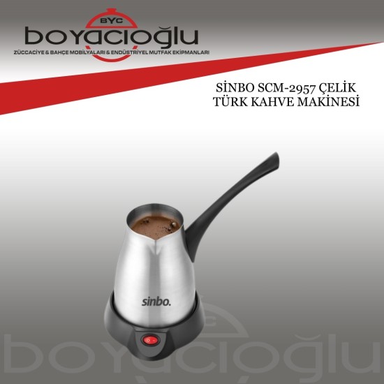 SİNBO SCM-2957 ÇELİK TÜRK KAHVE MAKİNESİ
