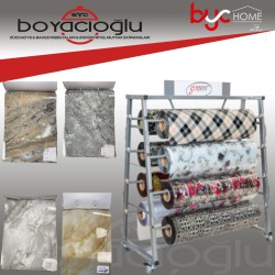 SERMAT GLASSY DESENLİ ŞEFFAF MİKA 100CMX20MT