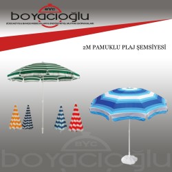 2M PAMUKLU PLAJ ŞEMSİYESİ