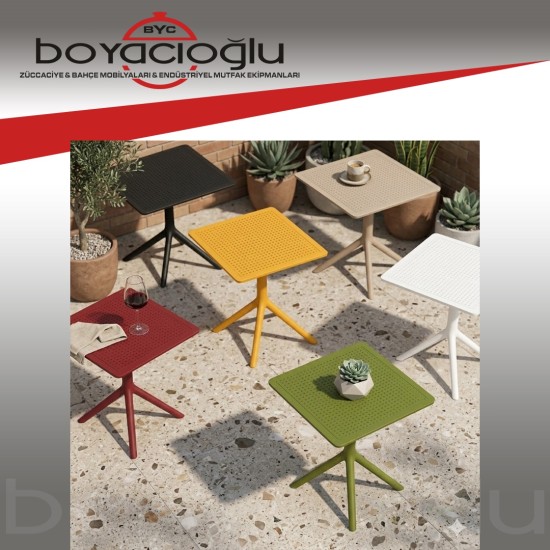 SAĞLAM 0372 SORTİ WOOD MASA 70X70
