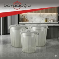 YUVARLAK ÇÖP VARİL 70LT