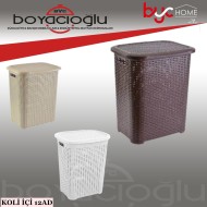 SAĞLAM 208 RATTAN KİRLİ SEPETİ