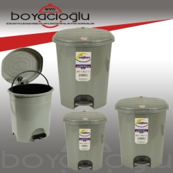 SAĞLAM PEDALLI ÇÖP KOVASI NO:2 11LT