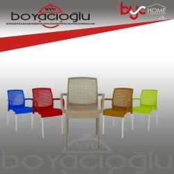 SAĞLAM DEFNE RATTAN KOLTUK ORJ.(ALM AYAK)-MAVİ