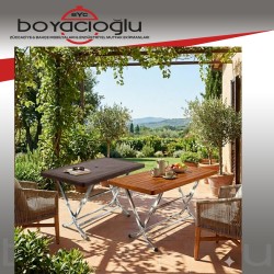 SAĞLAM-624 ZEUGMA RATTAN KMA MASA 70X120-TİK