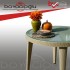 SAĞLAM RATTAN YUV. MASA CAMLI 110Q-KAPİÇİNO