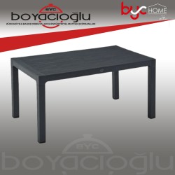 SAĞLAM IRMAK WOOD CAMLI MASA 90X150 ANT