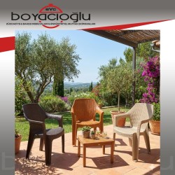 SAĞLAM 977 QUEEN RATTAN KOLTUK-TEAK