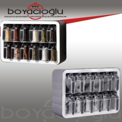 SAĞLAM ST266 TAPİX STANDLI BAHARATLIK 12Lİ