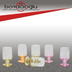 SİGMA İTHAL AYAKLI HY15-30 RENKLİ BARDAK