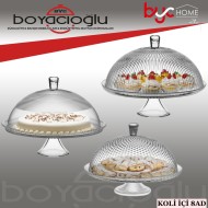 SİGMA ADEN MAJESTIK AYAKLI CAM KEK FANUS 