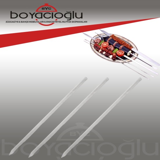 GALVANİZ 60CM ENDUSTRİYEL ADANA IZGARA ŞİŞ