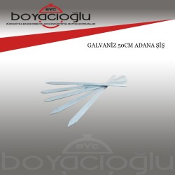 GALVANİZ 50CM ADANA IZGARA ŞİŞ
