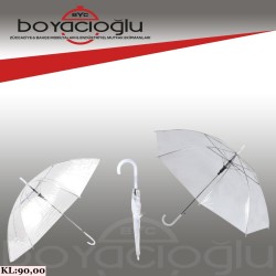 SKY-21 ŞEFFAF ŞEMSİYE