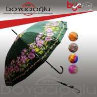 SKY-241 BAYAN BASTON ŞEMSİYE FİBER