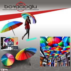 SKY-27 ŞEMSİYE BASTON GÖKKUŞAĞI