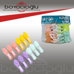 RAPSODİ KLİPS MANDAL 12Lİ