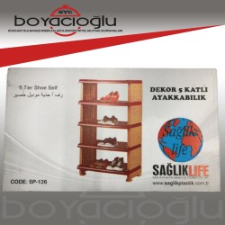 SAĞLIK SP-126 5 KATLI RATTAN AYAKKABILIK