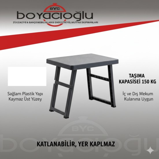 SAĞLIK SP-600 DEKOR KATLANIR MASA 50X60