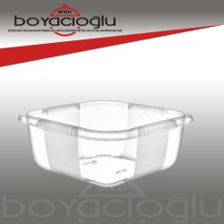 ALACA ST-055 ŞEFFAF KARE BADYA 10LT