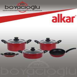 ALKAR TEFLON TENCERE SET 8PRÇ