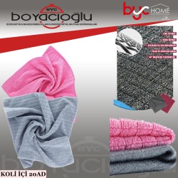 SİLVERHOME SİMLİ KARELİ OVMA BEZİ 40X40