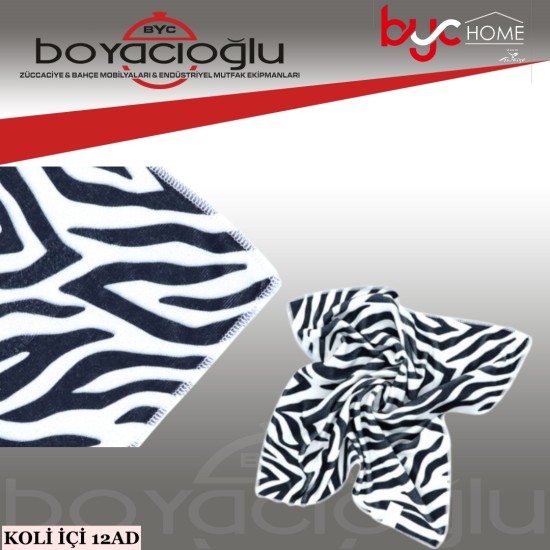 SİLVER HOME ZEBRA 40X40 TEMİZLİK BEZİ