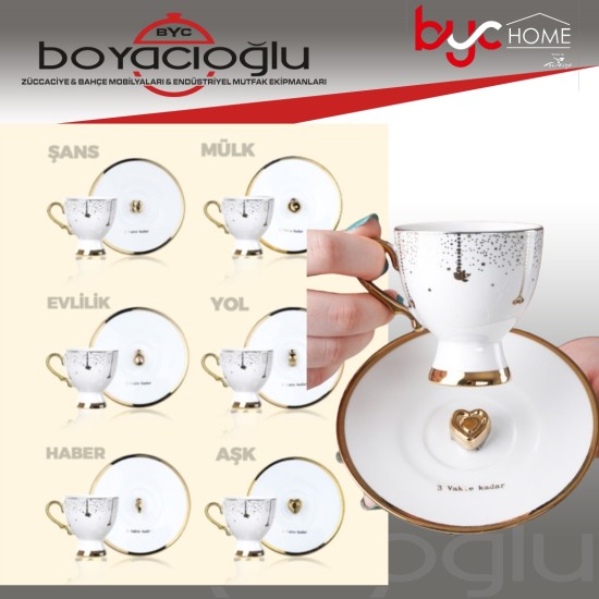 ACAR SYT-22-0098 3 VAKTE 6LI KAHVE FİNCAN TK. ACAR SYT-22-0098 3 VAKTE 6LI KAHVE FİNCAN TK.