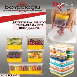 RENETTO T-908 SİLİKON TABAN SAKLAMA SETİ